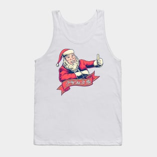 Nicolas Cage Christmas Jolly Old Saint Nic Tank Top